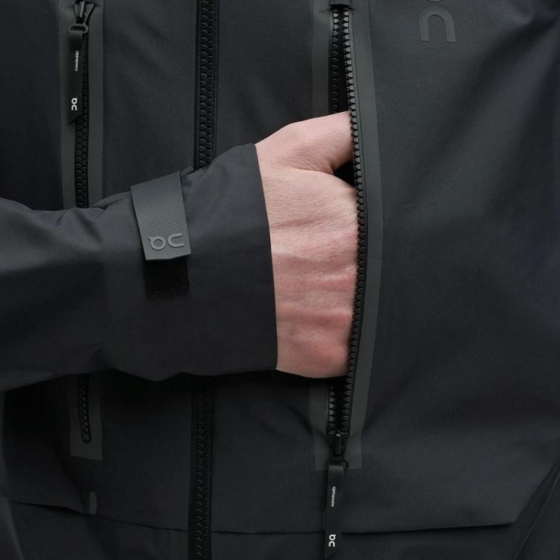 Black On Cloud Storm Men's Jackets | On_IN8871