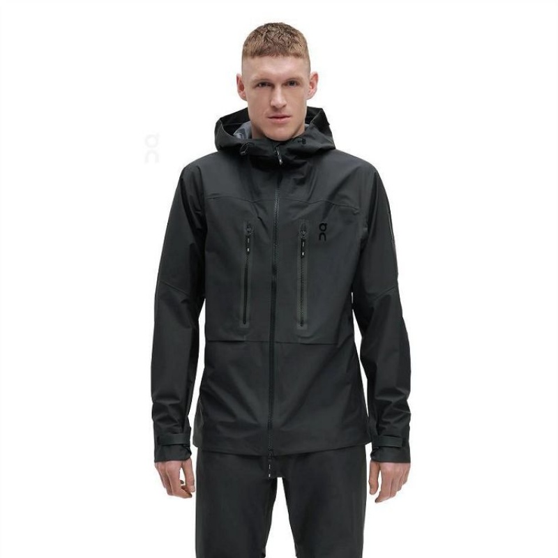 Black On Cloud Storm Men\'s Jackets | On_IN8871