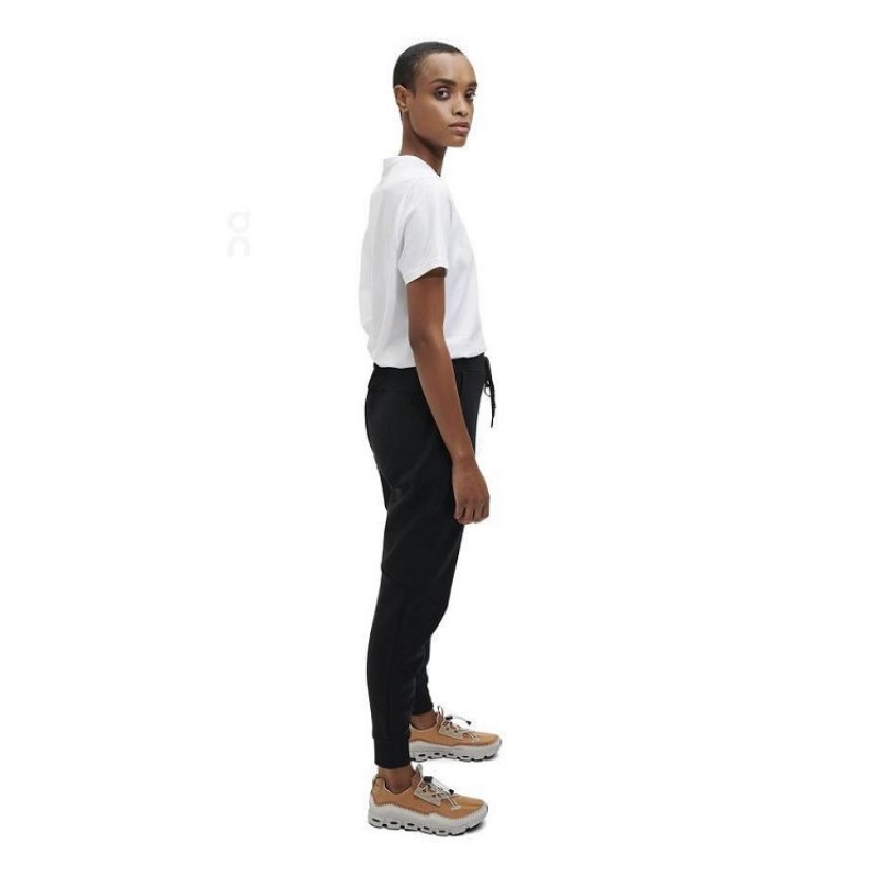 Black On Cloud Sweat Women's Pants | On_IN8311