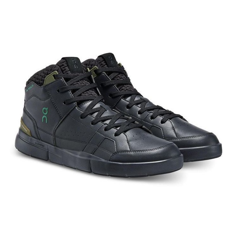 Black On Cloud THE ROGER Clubhouse Mid Sensa Men's Sneakers | On_IN8637