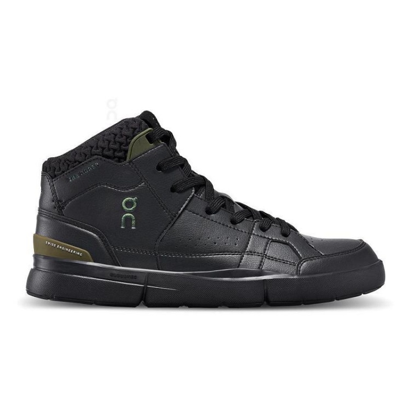 Black On Cloud THE ROGER Clubhouse Mid Sensa Women\'s Sneakers | On_IN9078