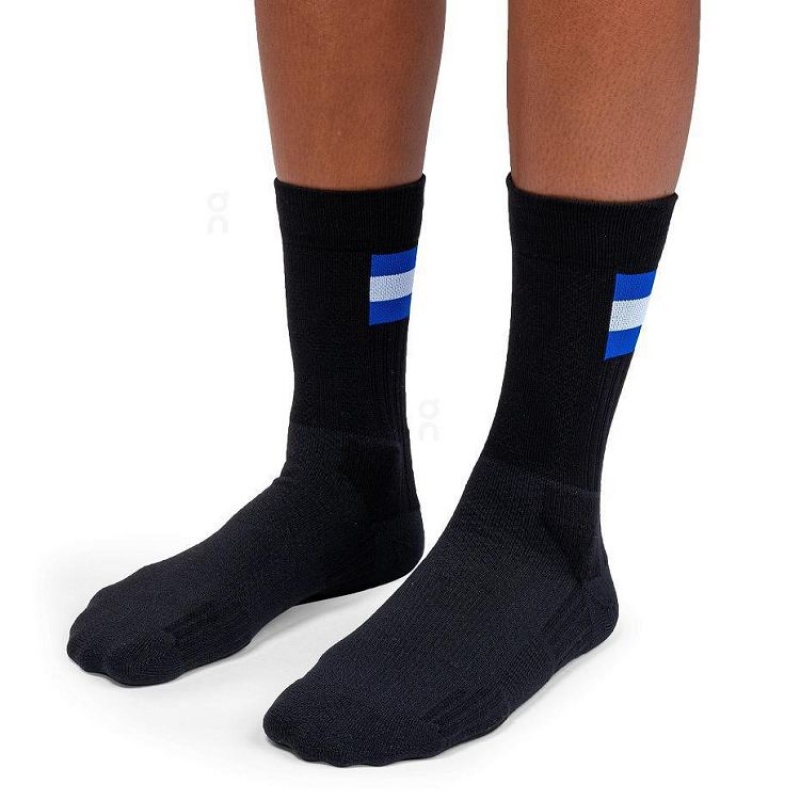Black On Cloud Tennis Men's Socks | On_IN8895