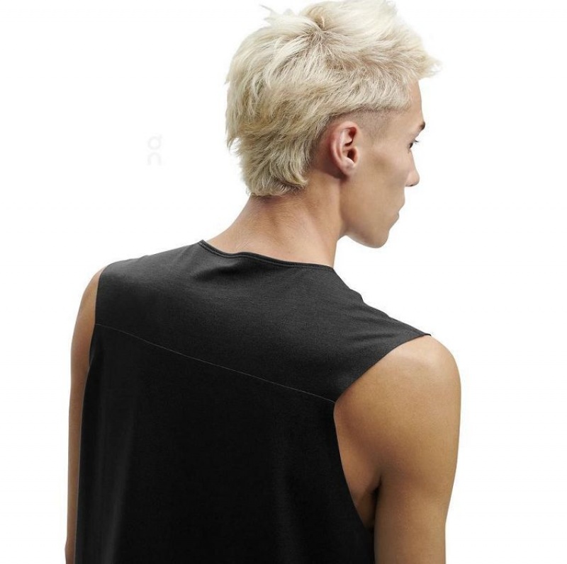 Black On Cloud Training Men's Tank Tops | On_IN8342