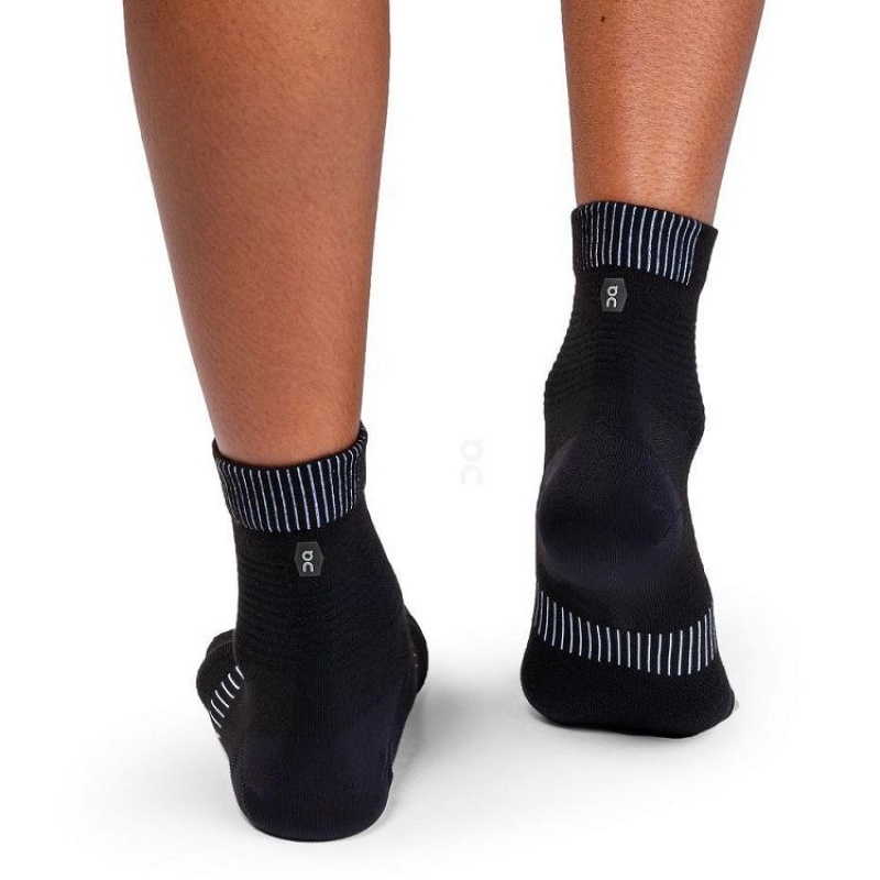 Black On Cloud Ultralight Mid Women's Socks | On_IN9090