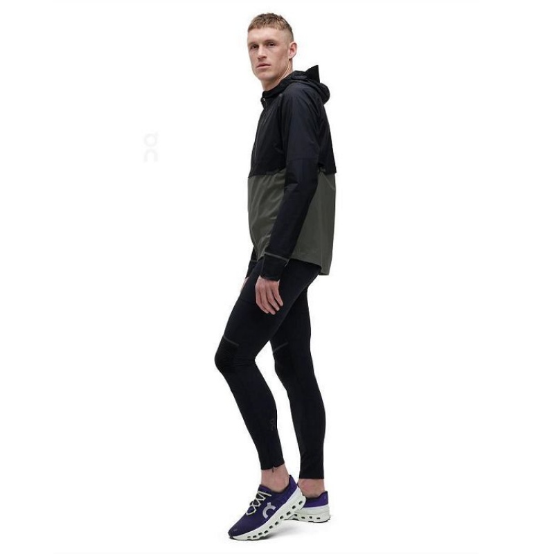 Black On Cloud Weather Men's Jackets | On_IN8095