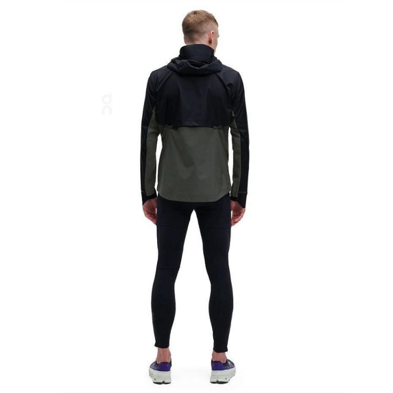 Black On Cloud Weather Men's Jackets | On_IN8095