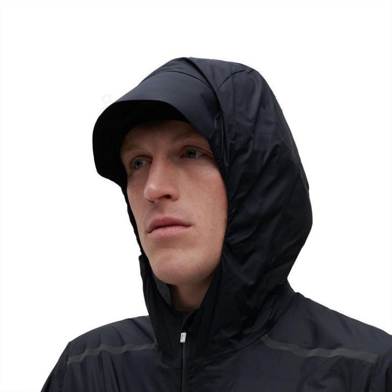 Black On Cloud Weather Men's Jackets | On_IN8095