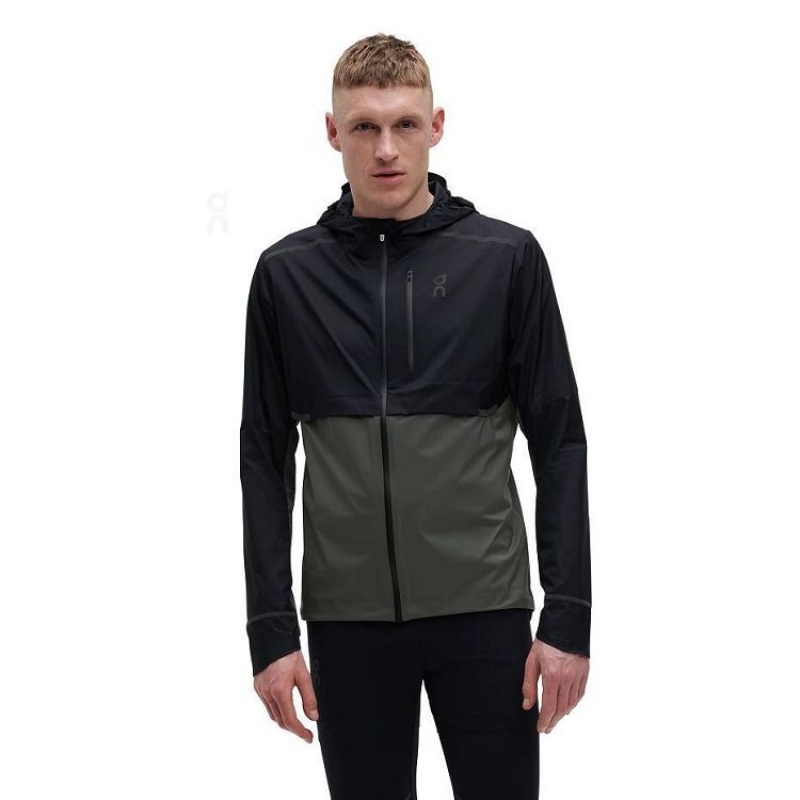Black On Cloud Weather Men\'s Jackets | On_IN8095