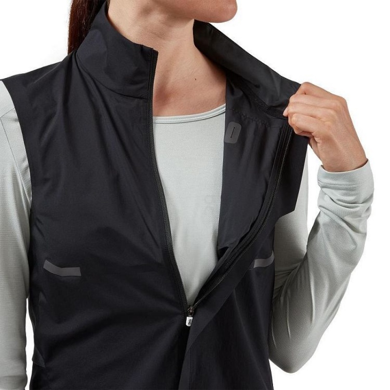 Black On Cloud Weather Vest Women's Jackets | On_IN8567