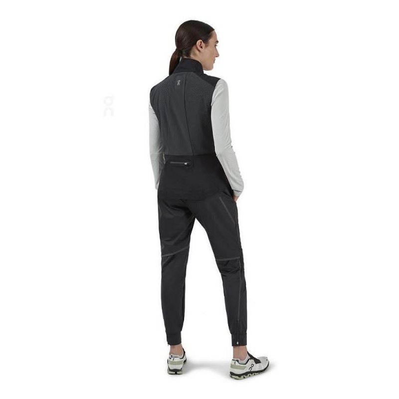 Black On Cloud Weather Vest Women's Jackets | On_IN8567