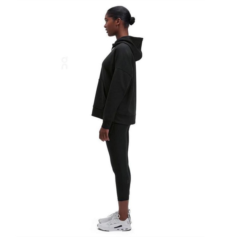 Black On Cloud Women's Hoodie | On_IN8192