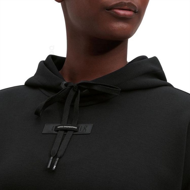 Black On Cloud Women's Hoodie | On_IN8192