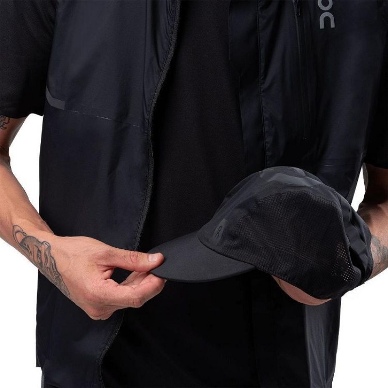 Black On Cloud Zero Men's Caps | On_IN8287