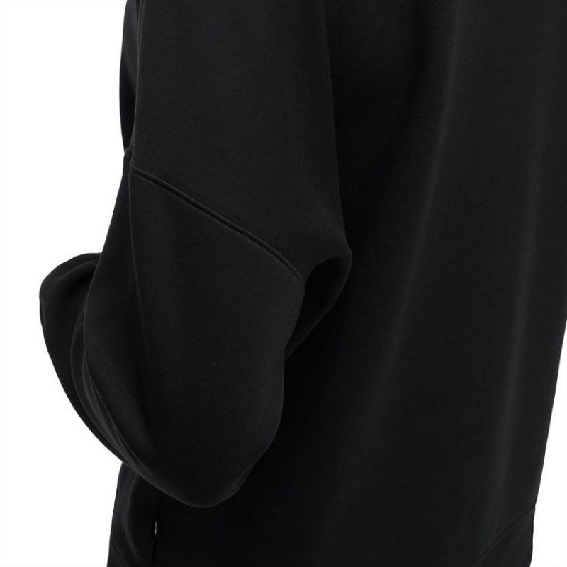 Black On Cloud Zipped Women's Hoodie | On_IN9069