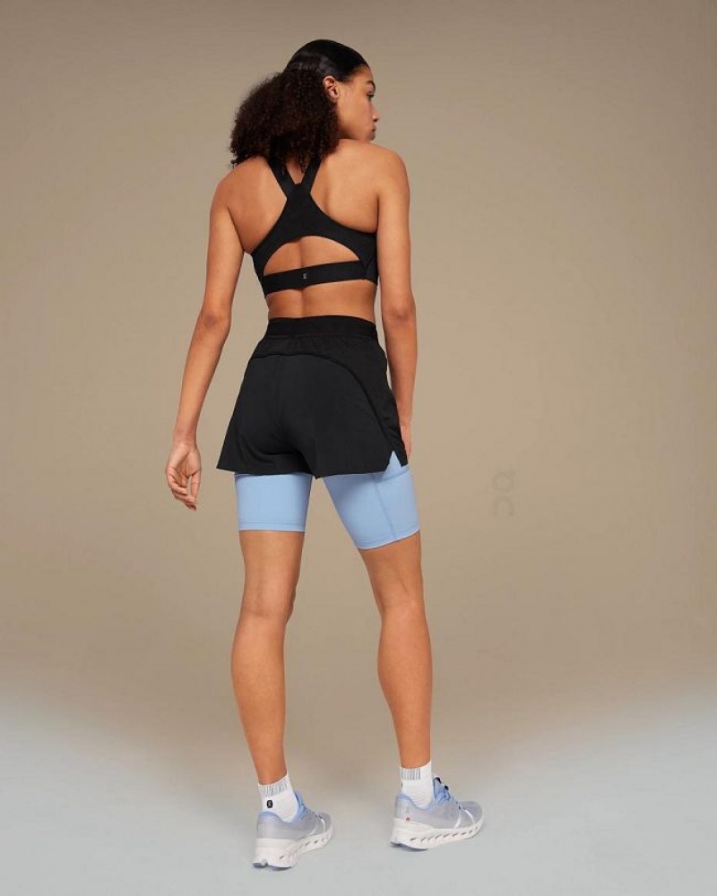 Black / Blue On Cloud Active Women's Shorts | On_IN8078