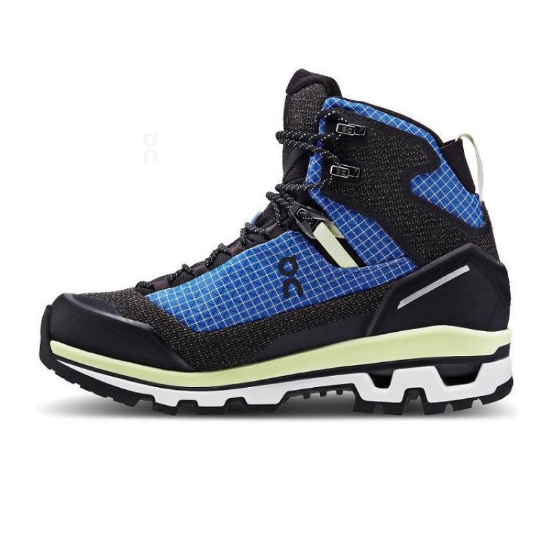 Black / Blue On Cloud Cloudalpine Waterproof Women's Hiking Boots | On_IN8209