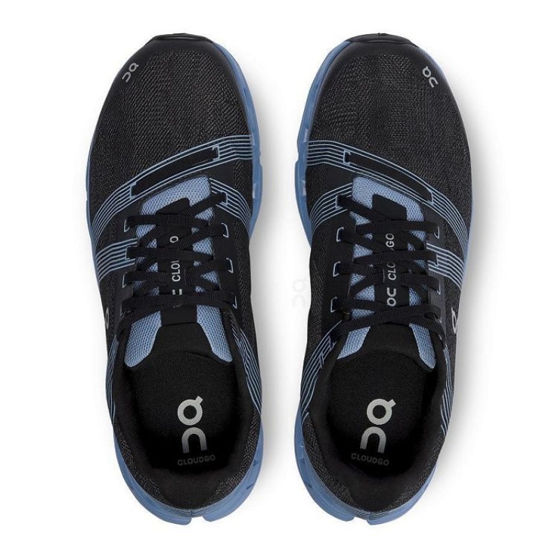 Black / Blue On Cloud Cloudgo Men's Running Shoes | On_IN8688