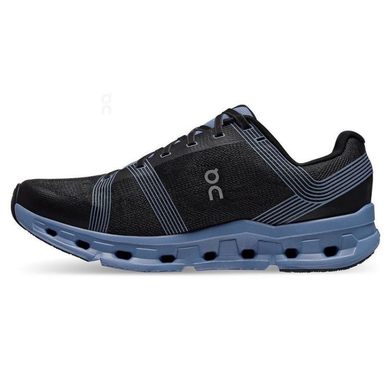 Black / Blue On Cloud Cloudgo Wide Men's Running Shoes | On_IN8191