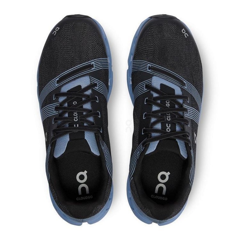 Black / Blue On Cloud Cloudgo Wide Men's Running Shoes | On_IN8191