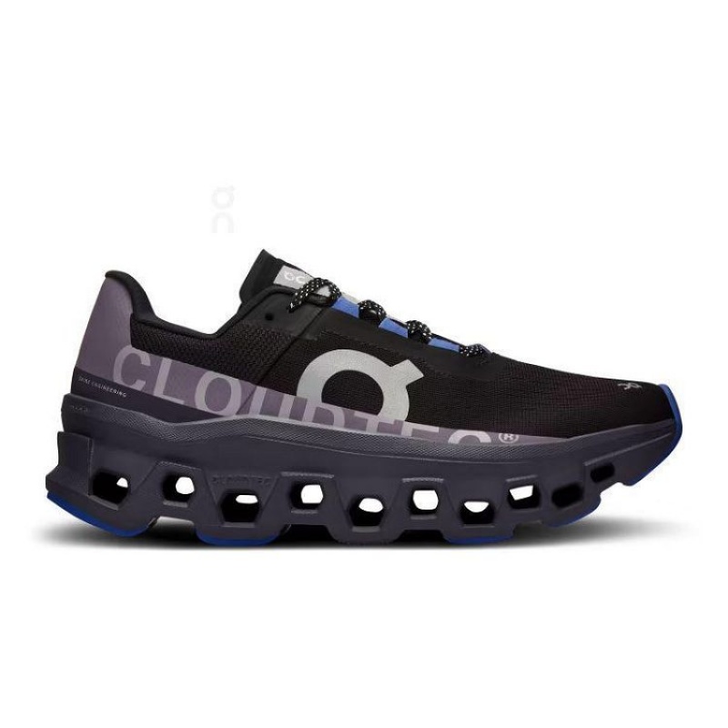 Black / Blue On Cloud Cloudmonster Women\'s Running Shoes | On_IN1179