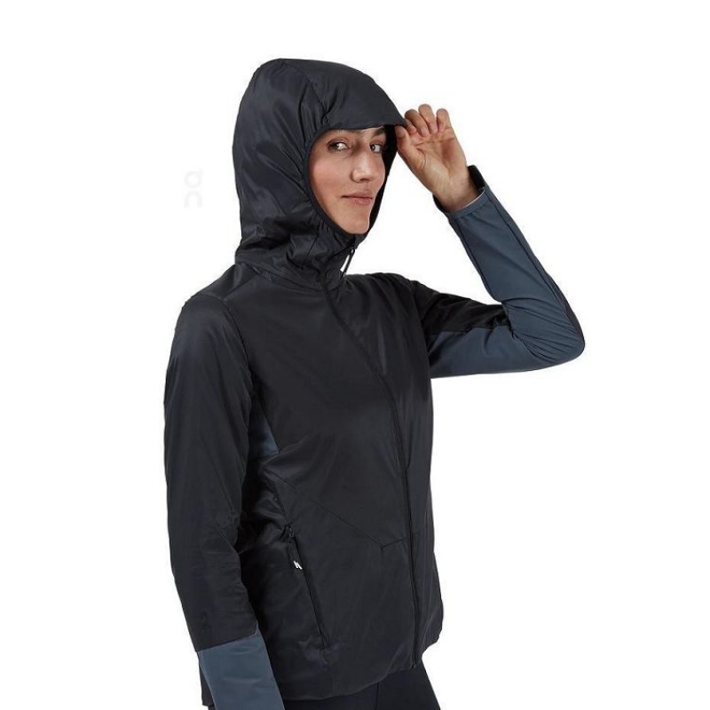 Black / Blue On Cloud Insulator Women's Jackets | On_IN8937