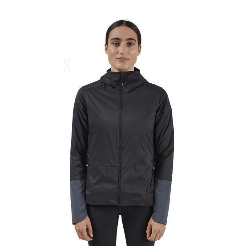 Black / Blue On Cloud Insulator Women\'s Jackets | On_IN8937