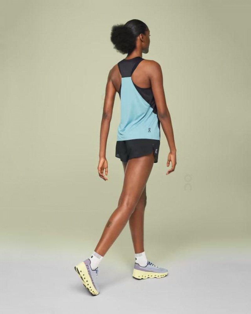 Black / Blue On Cloud Tank-T Women's Tank Tops | On_IN8152
