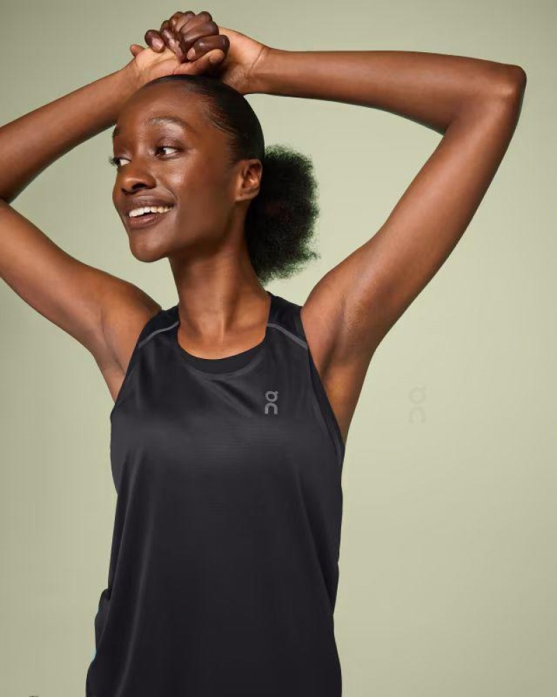 Black / Blue On Cloud Tank-T Women's Tank Tops | On_IN8152