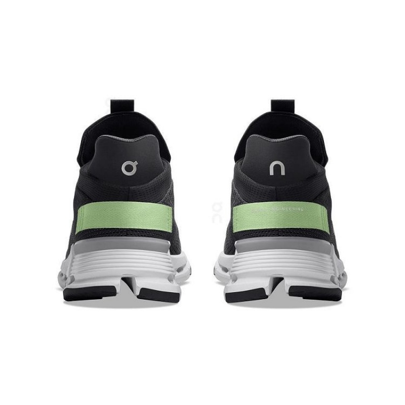 Black / Green On Cloud Cloudnova Men's Sneakers | On_IN8988