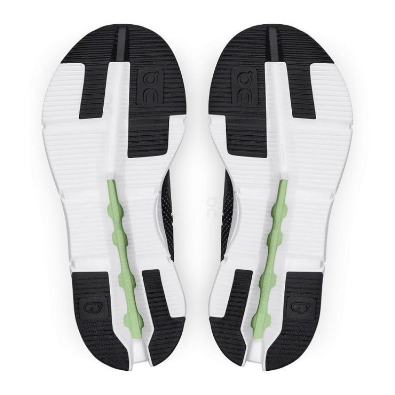 Black / Green On Cloud Cloudnova Women's Sneakers | On_IN8624