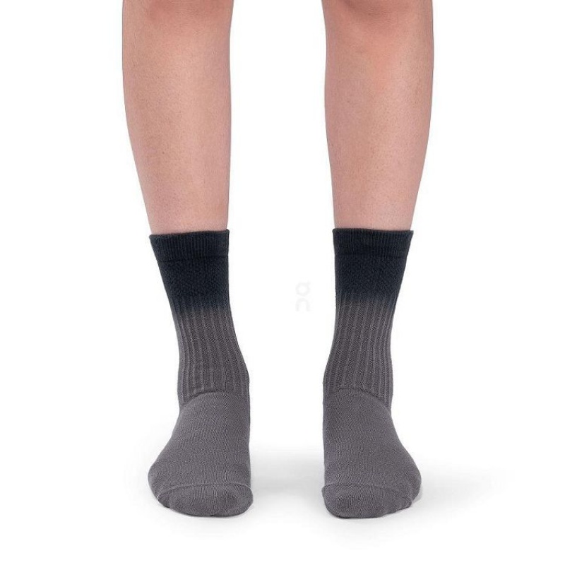 Black / Grey On Cloud All-Day Men's Socks | On_IN8357