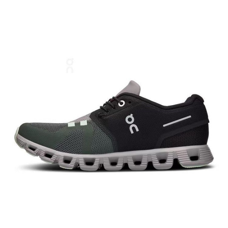 Black / Olive On Cloud Cloud 5 Women's Sneakers | On_IN8585