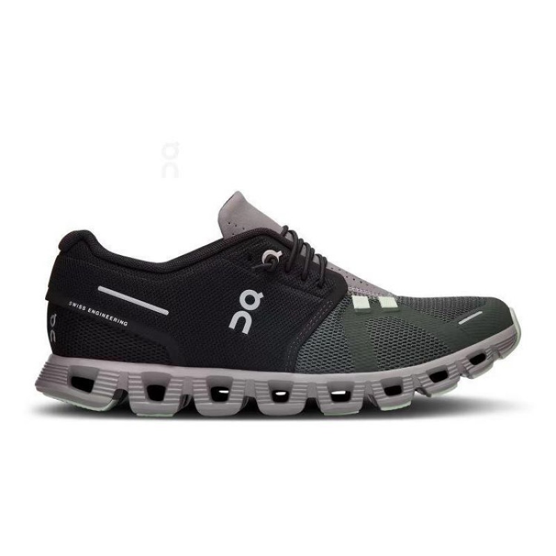 Black / Olive On Cloud Cloud 5 Women\'s Sneakers | On_IN8585