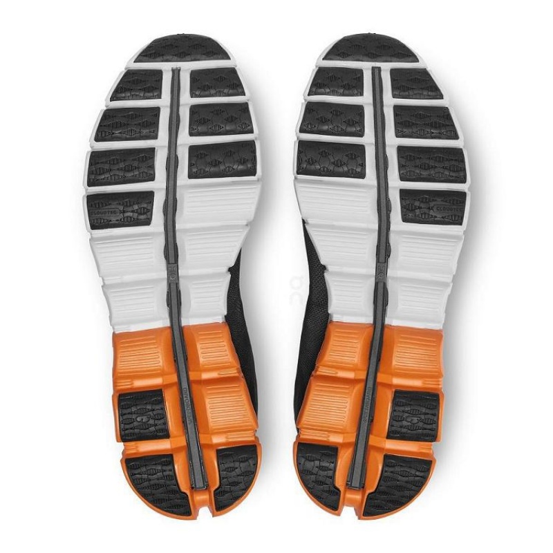 Black / Orange On Cloud Cloudflow Men's Running Shoes | On_IN9153