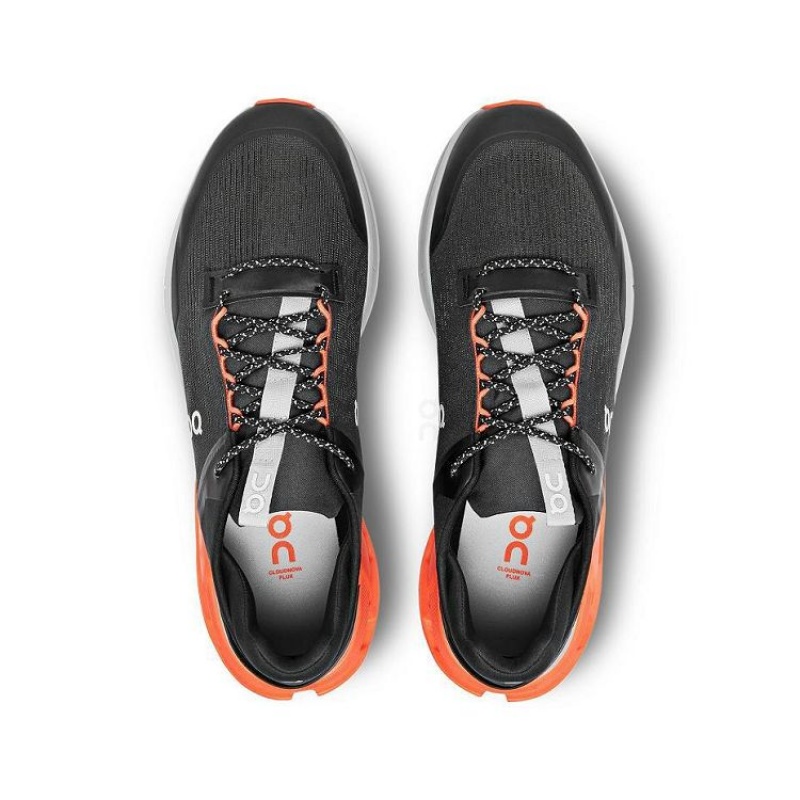 Black / Orange On Cloud Cloudnova Flux Men's Sneakers | On_IN8820