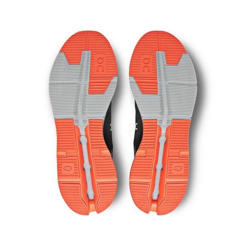 Black / Orange On Cloud Cloudnova Flux Men's Sneakers | On_IN8820