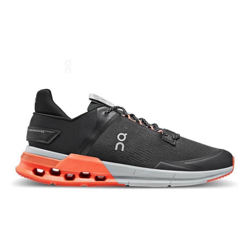 Black / Orange On Cloud Cloudnova Flux Men\'s Sneakers | On_IN8820