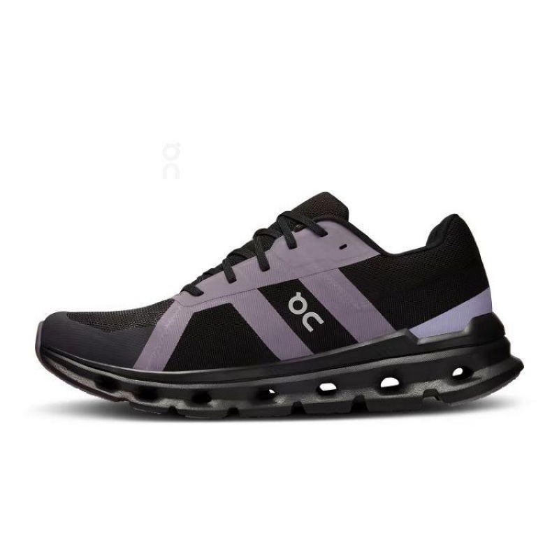 Black / Purple On Cloud Cloudrunner Men's Running Shoes | On_IN9125