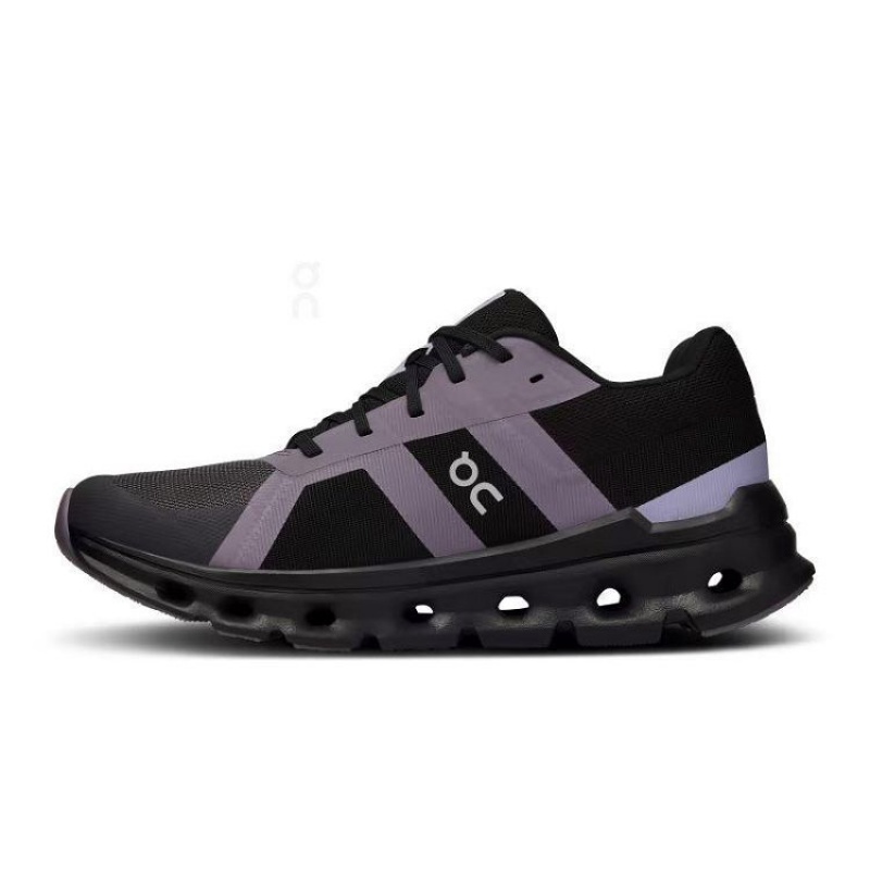 Black / Purple On Cloud Cloudrunner Women's Running Shoes | On_IN9051