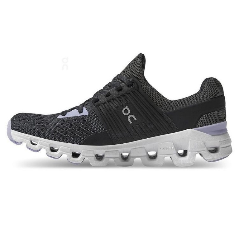 Black / Purple On Cloud Cloudswift Women's Running Shoes | On_IN8680