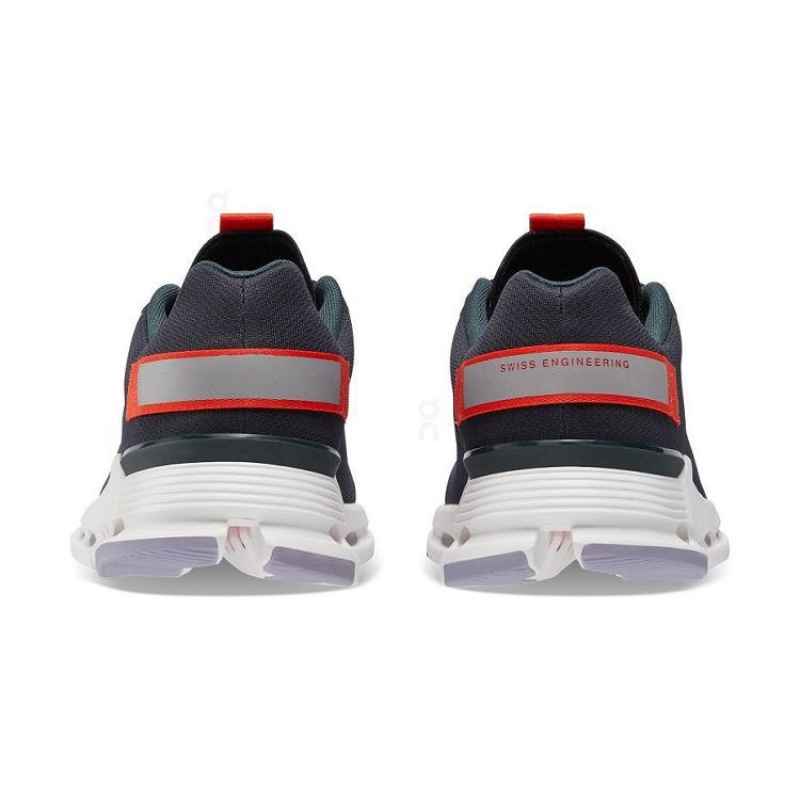 Black / Red On Cloud Cloudnova Form Men's Sneakers | On_IN8568