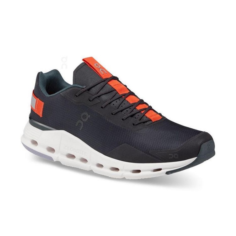 Black / Red On Cloud Cloudnova Form Men's Sneakers | On_IN8568