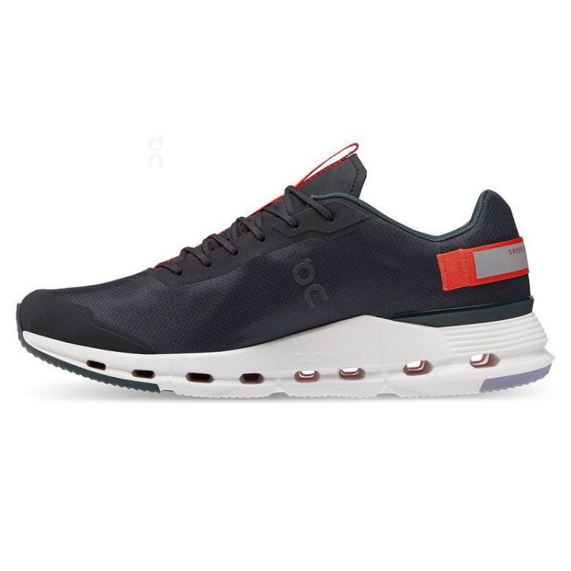 Black / Red On Cloud Cloudnova Form Men's Sneakers | On_IN8568