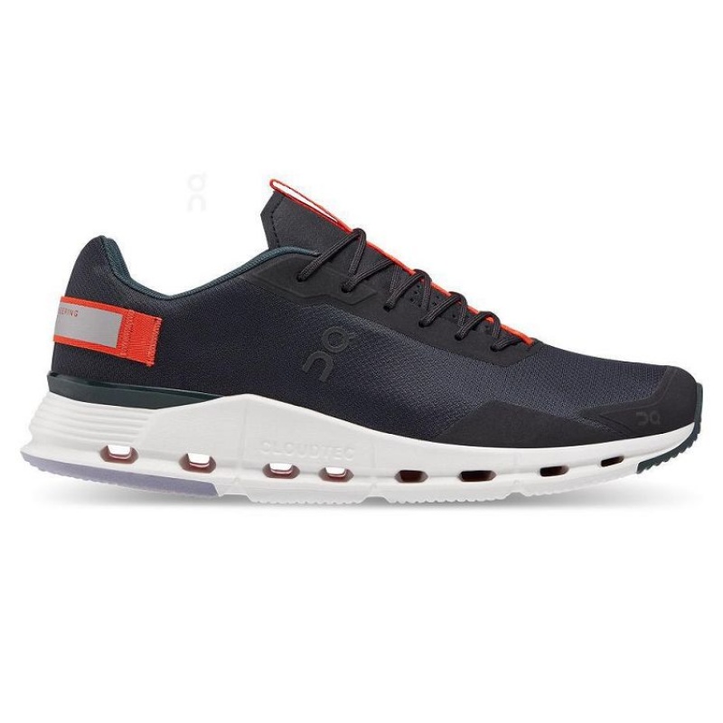 Black / Red On Cloud Cloudnova Form Men\'s Sneakers | On_IN8568