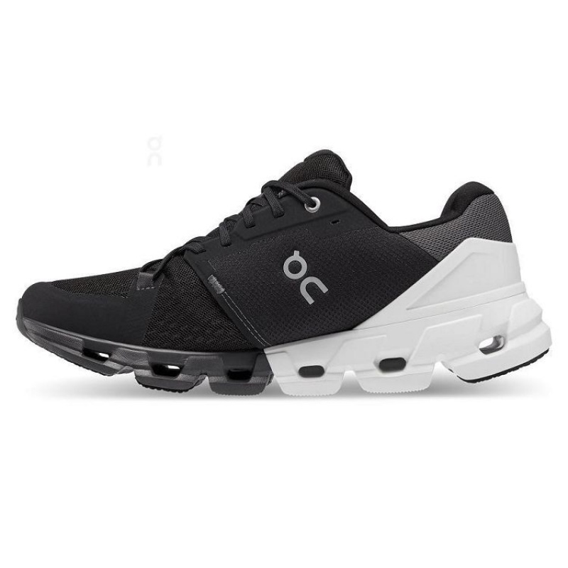 Black / White On Cloud Cloudflyer 4 Wide Women's Running Shoes | On_IN8963
