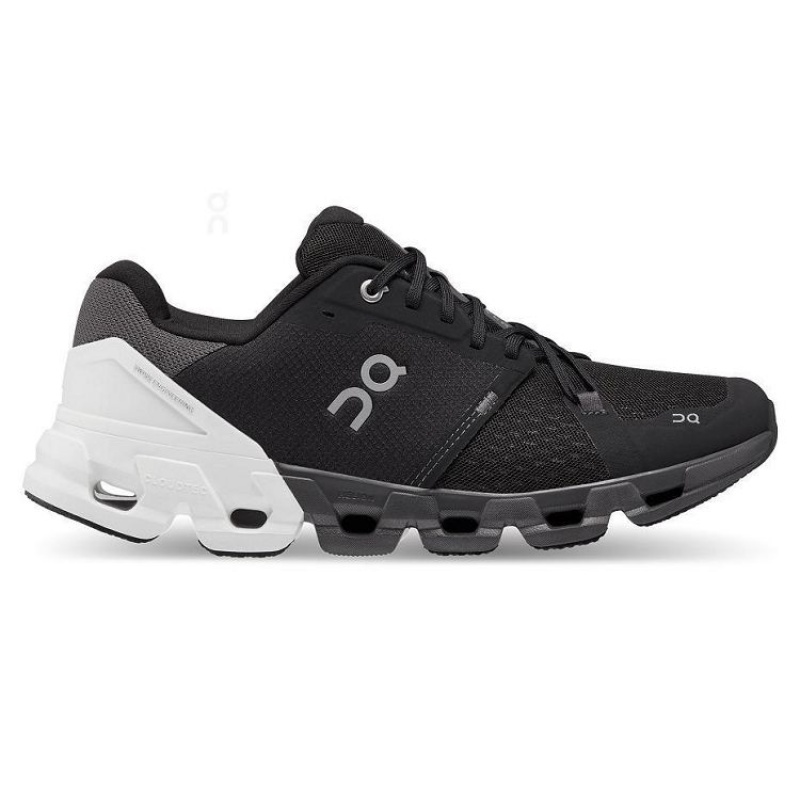 Black / White On Cloud Cloudflyer 4 Wide Men\'s Running Shoes | On_IN8989