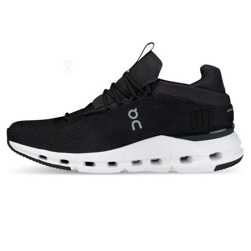 Black / White On Cloud Cloudnova Men's Sneakers | On_IN8466