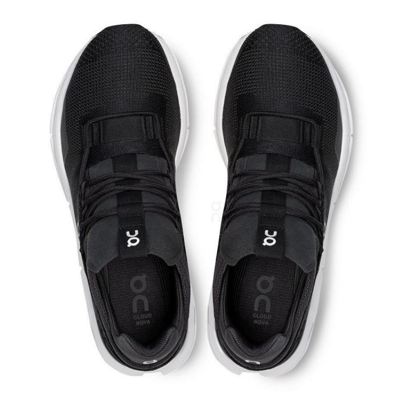 Black / White On Cloud Cloudnova Men's Sneakers | On_IN8466