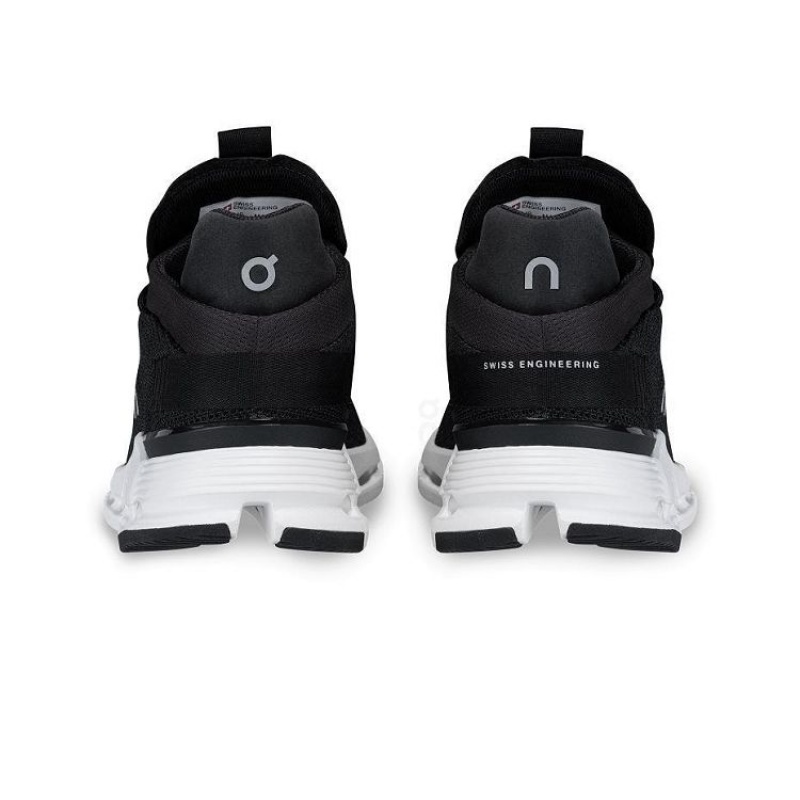 Black / White On Cloud Cloudnova Women's Sneakers | On_IN9100