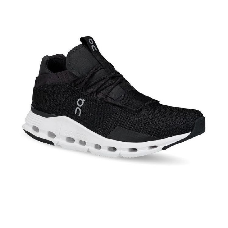 Black / White On Cloud Cloudnova Women's Sneakers | On_IN9100